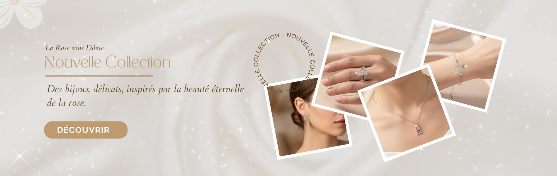 Bijoux belle argenté